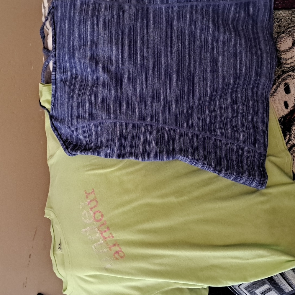 New All season under armour camisole with built in bra & bonus t-shirt.